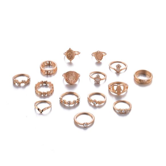 Jewelry 15 Pcs Knuckle Ring Set Poshmark